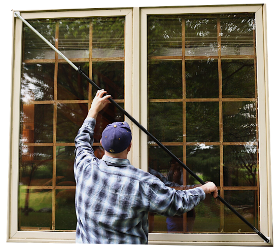 Man Measuring Window